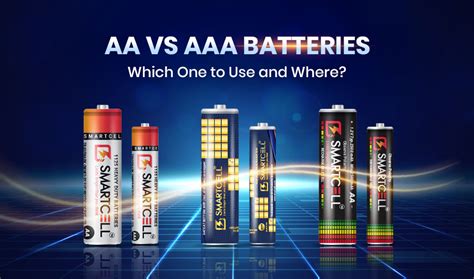 which are bigger aa or aaa batteries